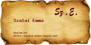 Szalai Emma névjegykártya